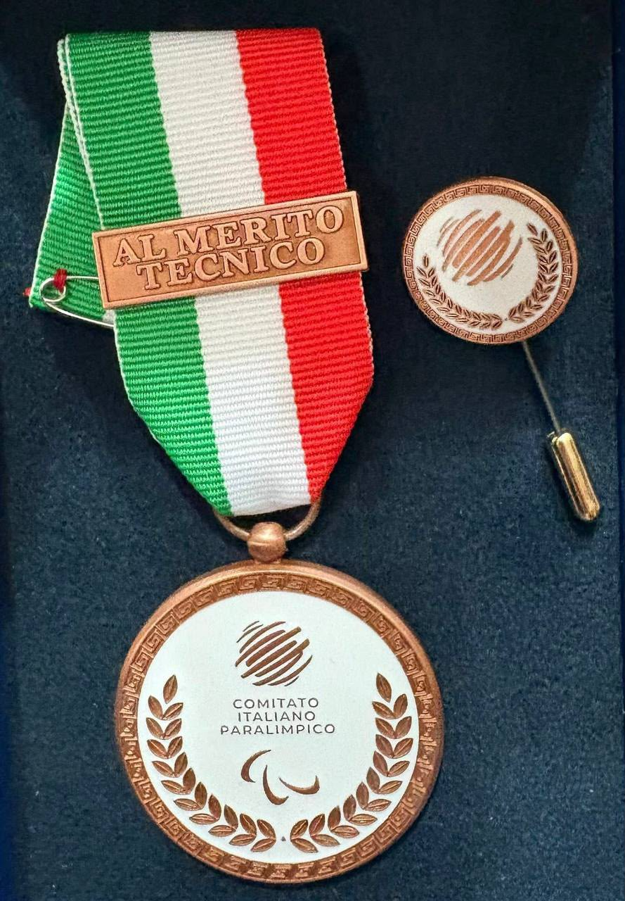 La Palma di Bronzo al Merito Tecnico del Comitato Italiano Paralimpico